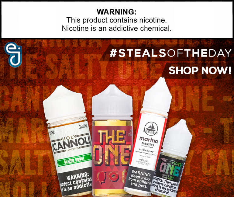 eJuiceDirect's tweet image. 🚨 NEW Steals of the Day! 🚨
soo.nr/Cqa8
#vapefam #vapelyfe #vapehead #teamejd