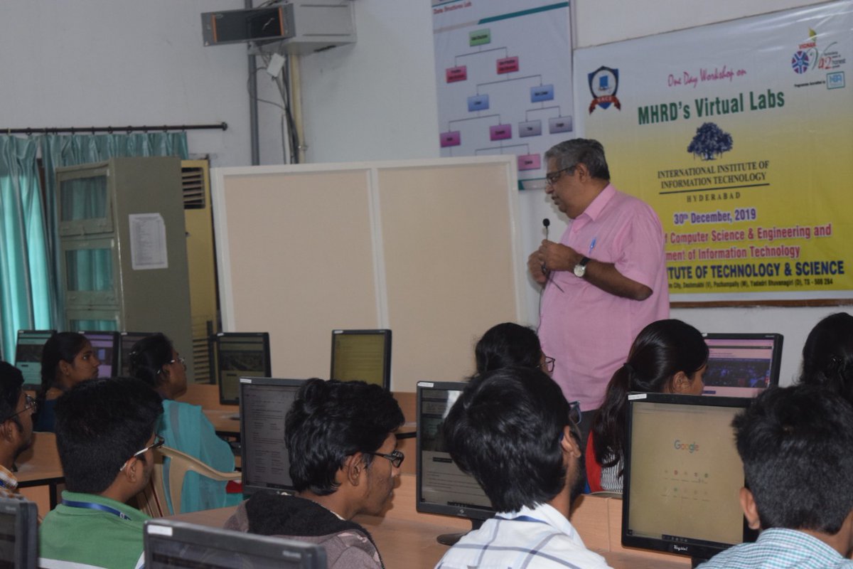 TheVirtual_Labs's tweet photo. Learning is not just knowing what to do, but doing what we already know. To improve the learning Virtual Labs conducted a workshop in @vignanhyderabad #virtuallabs #vlead #workshop https://t.co/AOU0H0MuIx