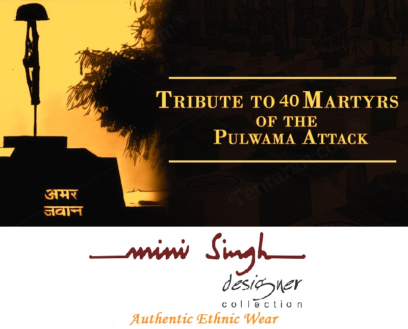 UtkristSMO's tweet photo. Paying #tribute to the 40 #Martyrs who lost their #lives in #Pulwamaattack. #JaiHind!
#MISI #Misiforwomen #Indianwear #BlackDay #MisiRespect #MisiTribute #PulwamaMartyrs https://t.co/KG4QbzQbg2