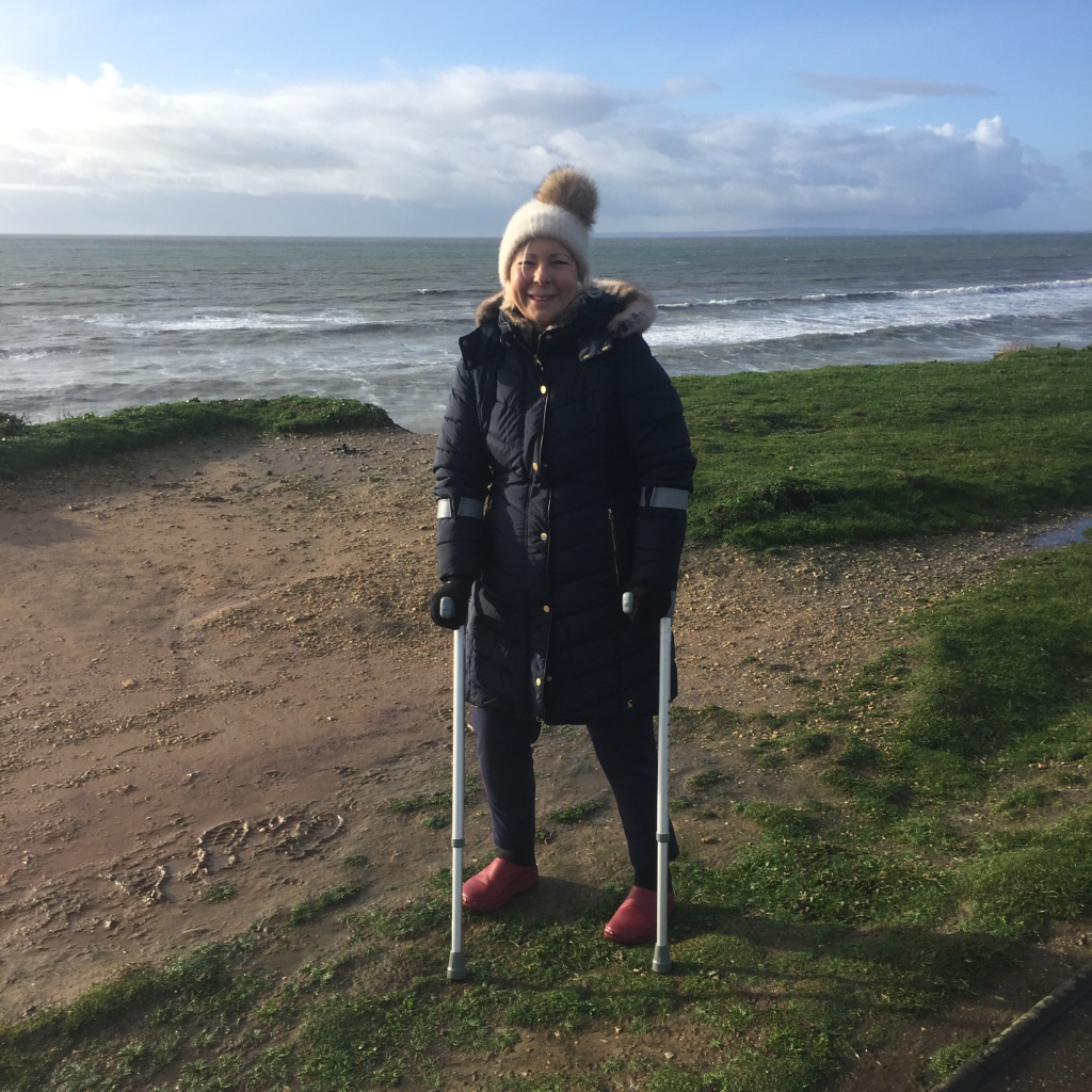 If you are contemplating joint replacement surgery and you want to hear about another patient's experience, follow the link to read Cathie's blog about her recovery from bilateral robotic hip replacement - this is Cathie 9 days post-op at the beach!

physiotherapynewforest.com/blog/