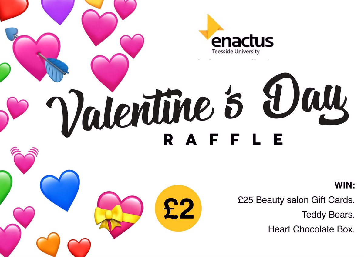 We are spreading LOVE today 💓. Find us at the SU <a href="/teessidesu/">Teesside University Students’ Union (TUSU)</a> building, 1st floor for a Valentines’s day Raffle and get a chance to win a £25 salon gift  💓
