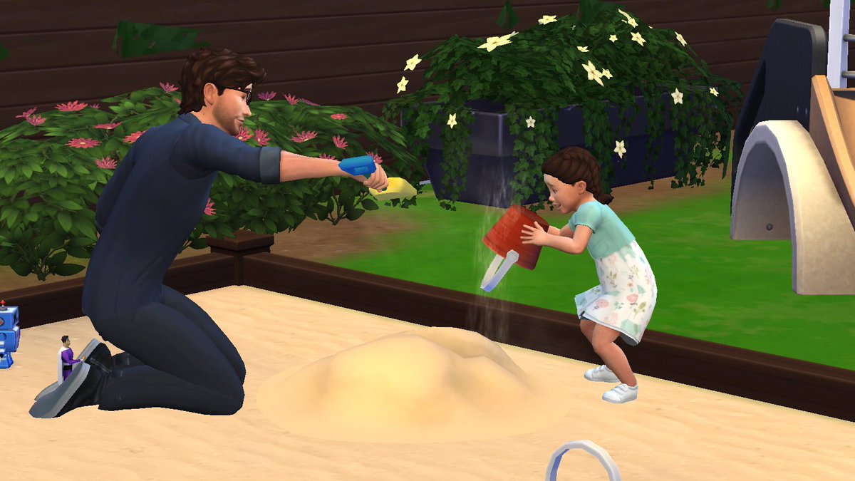 SimCynthelia95's tweet photo. They are so adorable together! Meet my new family, with a whole new storyline to it! Josh and his daughter Nairobi 😍✨ #thesims #thesims4 #showusyoursims #simslegacies #simcommunity https://t.co/nPRdN3X4U6