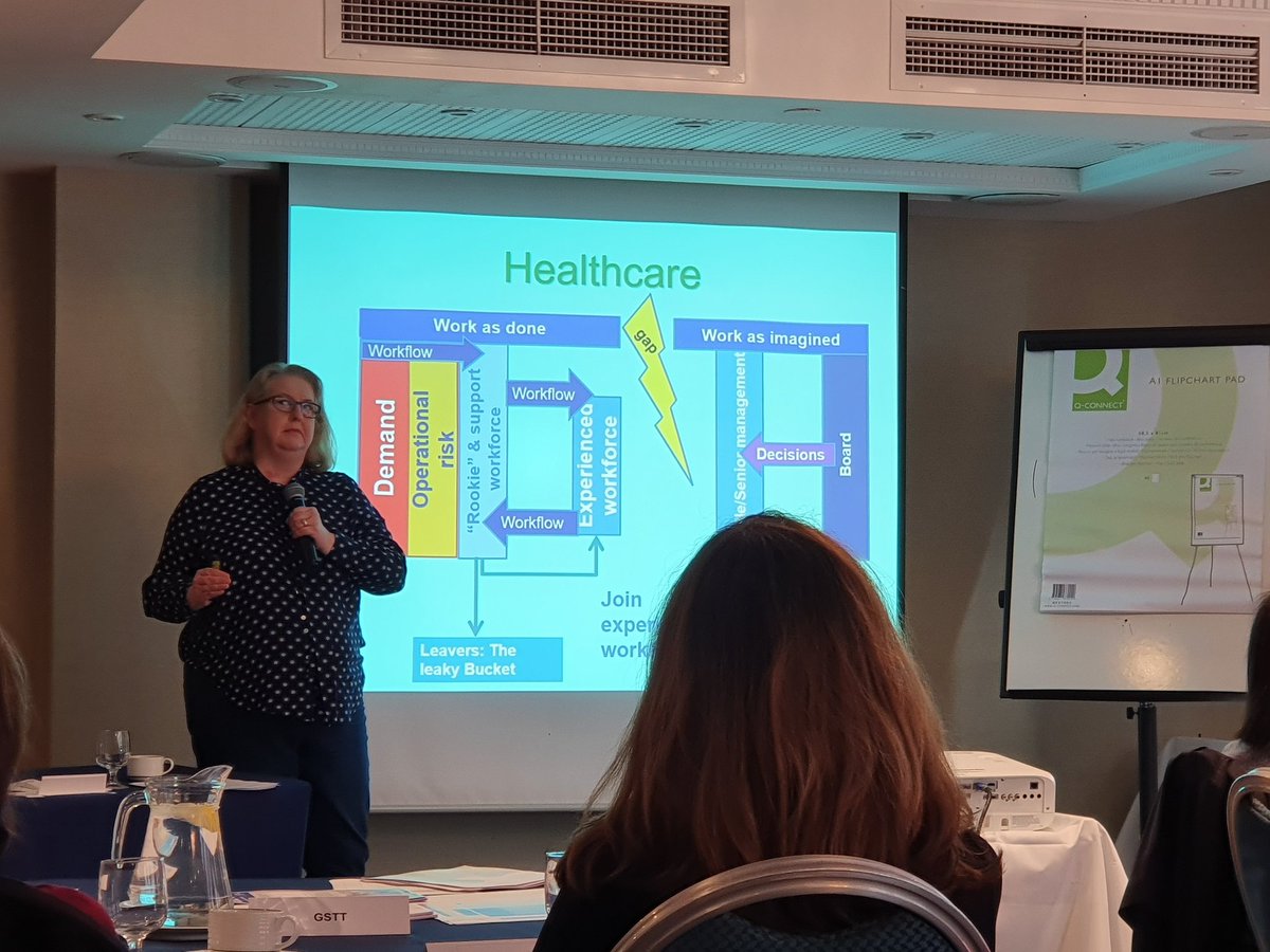 Workload & Workforce Planning in Cancer Services Masterclass Programme @NHS_HealthEdEng with @Darshna_P @alisonleary1 @combes_julie #CancerWorkforce 
Interesting concepts bridging the gap for 'Work as Imagined' & 'Work as Done' with ref to experienced workforce not on frontline