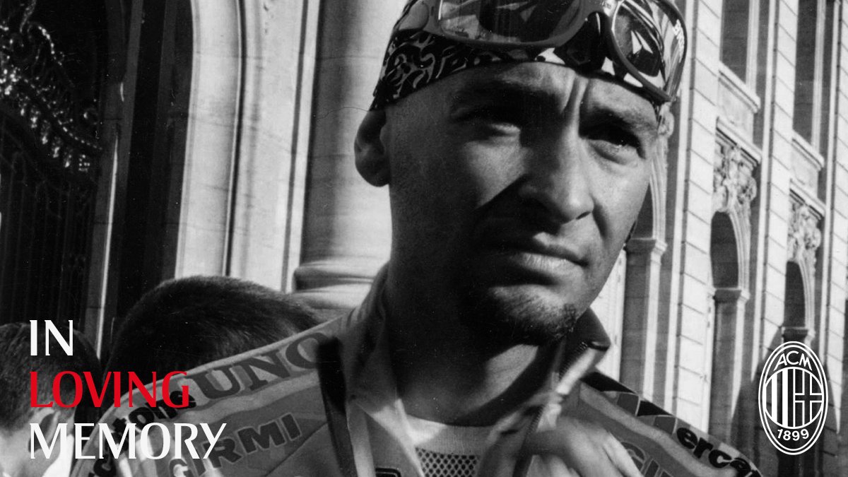 acmilan's tweet photo. Today marks 16 years since we lost our fellow Milanista, Marco Pantani, who will be forever missed and loved ❤️️
Ciao Pirata 🔴⚫
#SempreMilan https://t.co/V24n7GxeYa