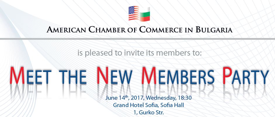 AmchamBulgaria's tweet photo. AmCham Invitation: Meet The New Members Party, February 20, 2020 -
Come and meet @AxxionGroup, #Fadata, #IronMountain and #Mirkat
https://t.co/VZ70FmlmQK https://t.co/7uonjvvNXB