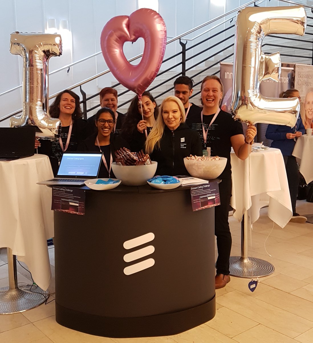 ericsson_fi's tweet photo. We love #Ericsson! Happy Valentine’s Day! Meet the #ericsson_fi team at the #mimmitkoodaa 2020 launch! #ericsson_fi #learninglifestyle #womenwhocode https://t.co/A4Pr6lBTN2
