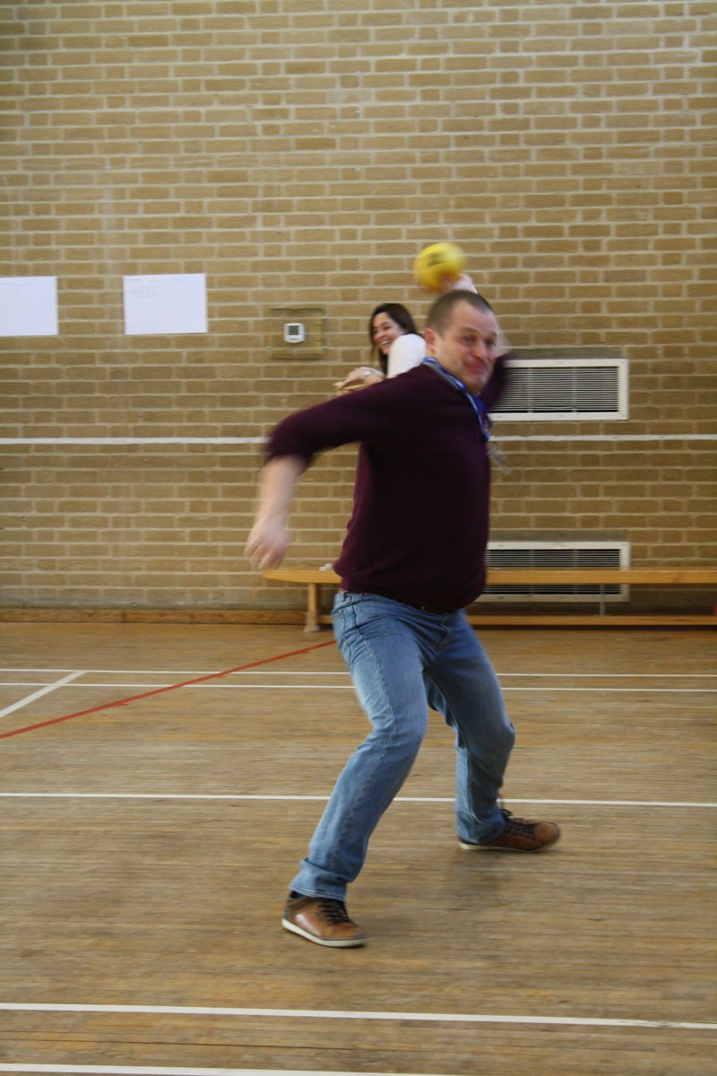 WitchfordVC's tweet photo. One member of staff had to run the dodgeball gauntlet to receive his #ValentinesDay deliveries! #WVCProm fundraiser #prideinWVC @baynes_paul https://t.co/bA2xPKVtSF