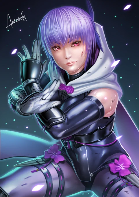 前回あやね描いて姉妹揃ったので去年描いたかすみも修正した
#DOA6
#DOA6Art 
#格ゲーキャラ描こうぜ 