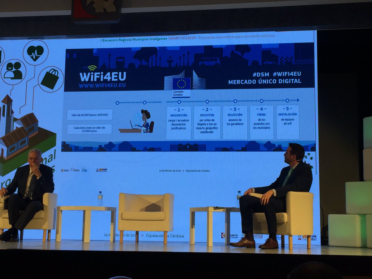 AEDempresas's tweet photo. #SmartRuralCordoba | La iniciativa #wifi4EU @ComisionEuropea financia el despliegue de redes wifi en espacios públicos de municipios europeos.
Ya se han dado 8.000 bonos!!
📢 Atentos a próximas convocatorias
➡️ https://t.co/zmQhA86as8
#SmartAND #EconomiaAND https://t.co/Sg2C0zApXy