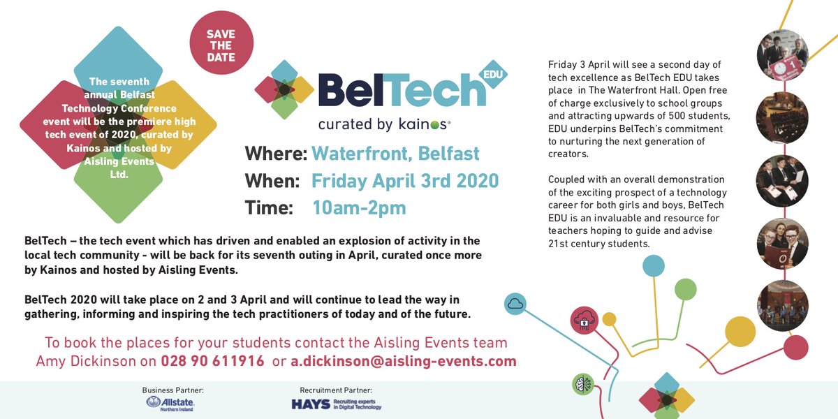 Over half of this years free ticket allocation is now gone.  If you're hoping to book a group of students from your school get in touch soon!

☎️028 90 611916
📧a.dickinson@aisling-events.com
