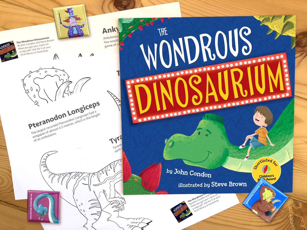 BOOK GIVEAWAY time, again!! Get your claws on this roaring good book and other Dinotastic goodies. 

Just RETWEET and FOLLOW for your chance to win. One winner will be chosen randomly on 21/02/20. Roooar!

#BookGivingDay #TheWondrousDinosaurium