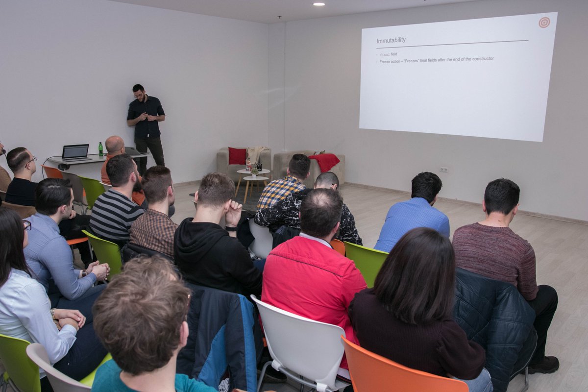 Infobip's tweet image. #JavaMemoryModel was the topic of our latest Sarajevo #Dev #Meetup - we hope everyone had as much fun as we did! ;) #biplife #WorldsConnected #EngineeringPowerhouse