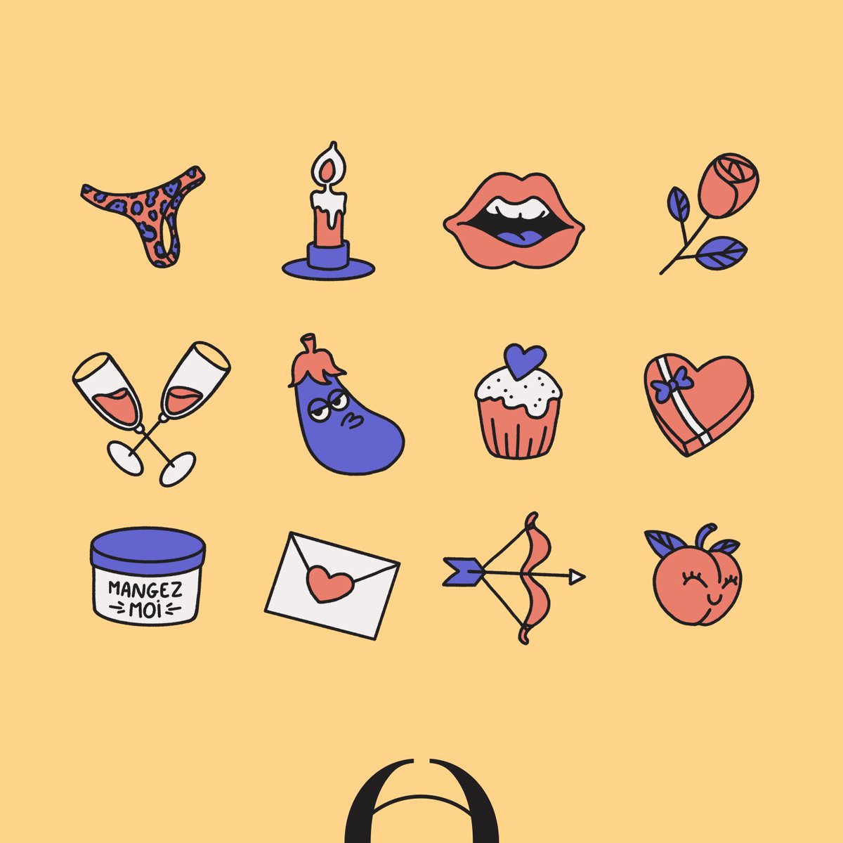 AgenceO_digital's tweet photo. Happy Valentine's Day by Agence'O #design #illustrationart https://t.co/d9bclAg1Bl