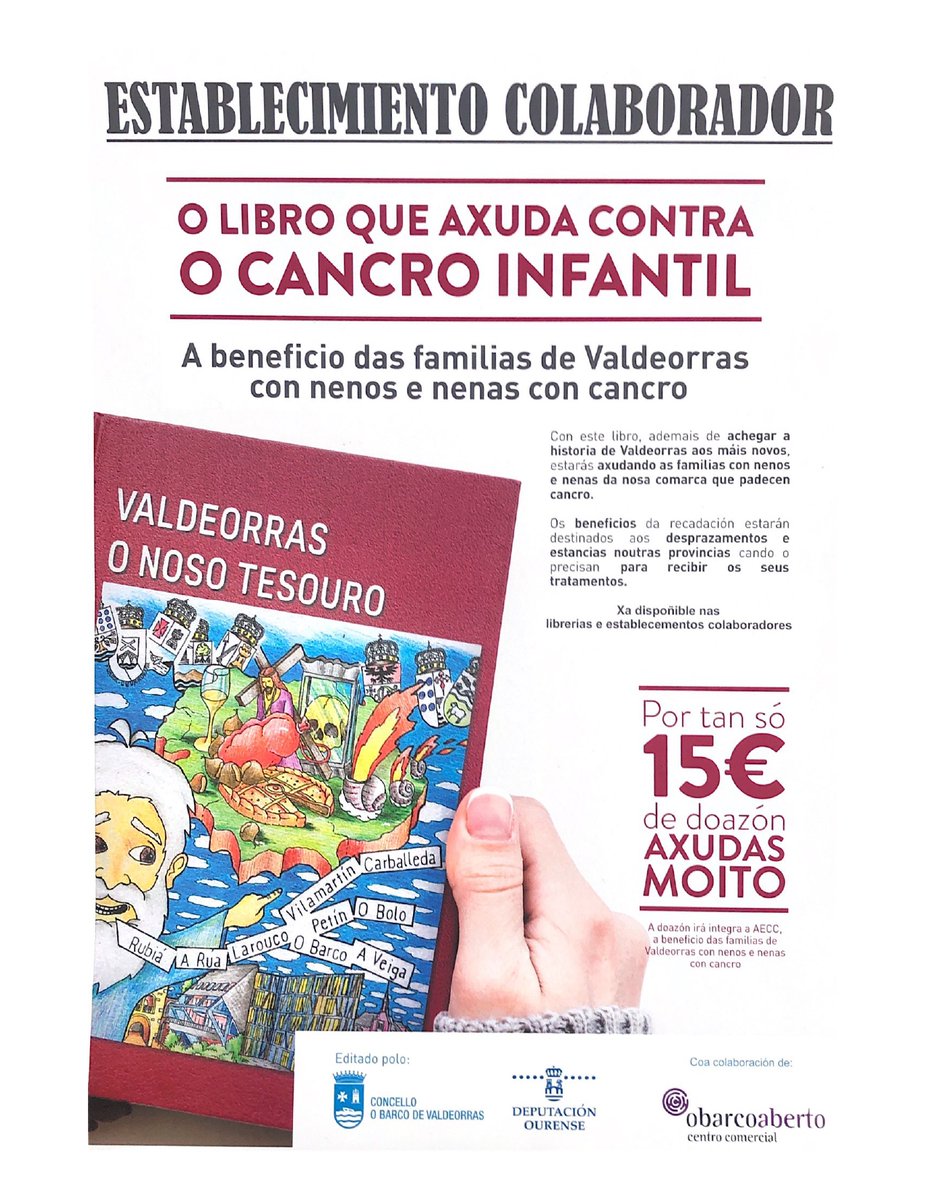 CCABarco's tweet photo. ¡El Centro Comercial Aberto O Barco SÍ COLABORA! ❤ https://t.co/8Y4BgsVTyP