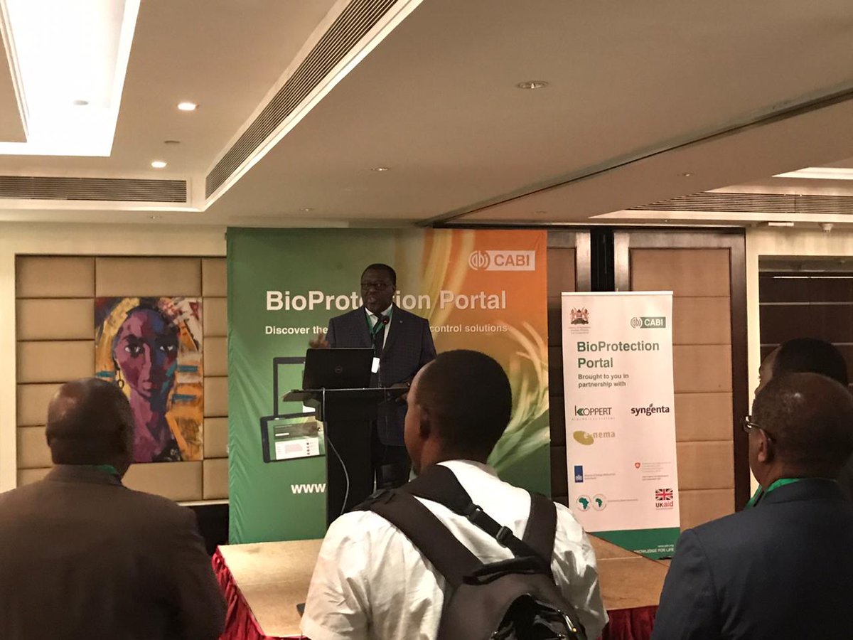ACIARAfrica's tweet photo. Yesterday, ACIAR Africa Assistant regional manager joined our regional partners at Sankara hotel for the @CABI_News Bio-Protection Portal launch.

The new tool is seeking to promote safer products to fight the world’s invasive crop pests.  #CABIBioProtectionPortal https://t.co/0hA9SSIJa5