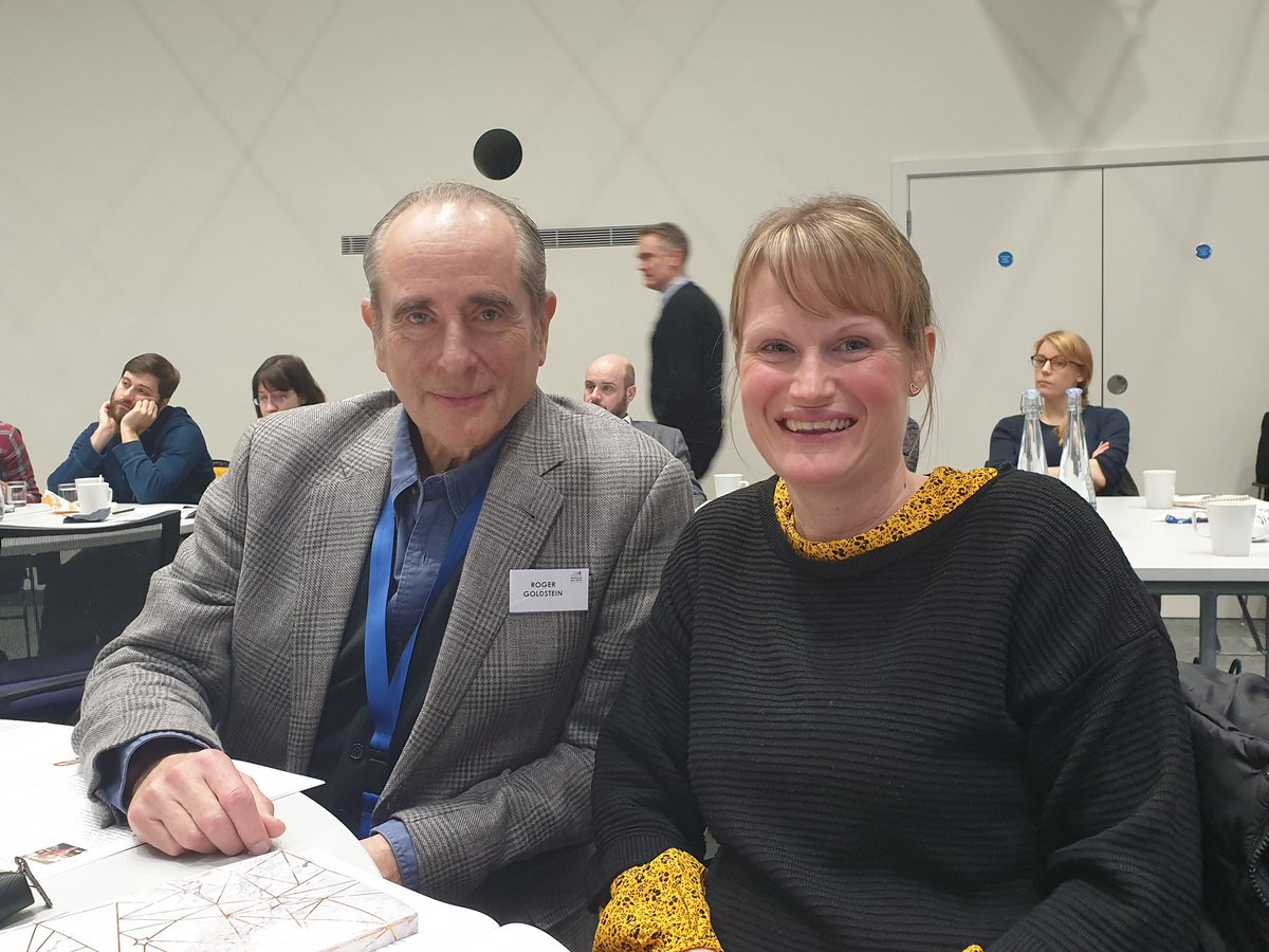 REvans_Breathe's tweet photo. #ILH2020 lovely moment to see my larger than life post-doc supervisor Prof Roger Goldstein (#pulmonaryrehab @UofT sat next to Gill Doe (PhD student and previous superstar lead of community #pulmrehab) with @SamHarry_lung opposite (like me a @Leic_hospital @westparkhcc product!) https://t.co/wWWyV9dzwU