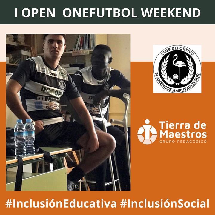 TierraMaestros's tweet photo. En Tierra de Maestros #SOMOSDEINCLUSIÓN 

Algunos de los jugadores del @flamencosamputadosur del que somos patrocinadores se han pasado por nuestra sede para presentarnos su proyecto.

#InclusiónSocial #InclusiónEducativa #OposicionesDocentes #OposicionesPT #InnovaciónEducativa https://t.co/EK9yKUvKYC