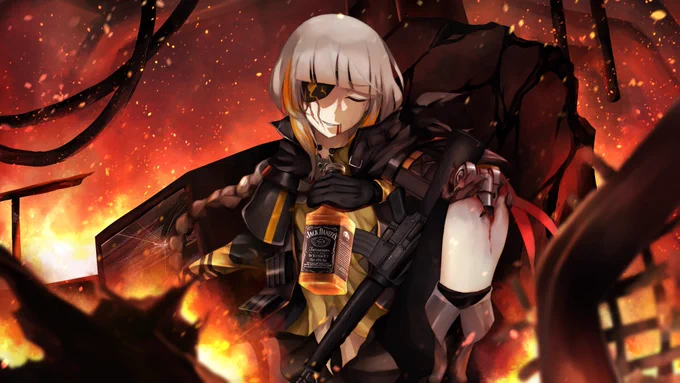 「然らばだ、M4…」
#ドルフロ #M16A1 