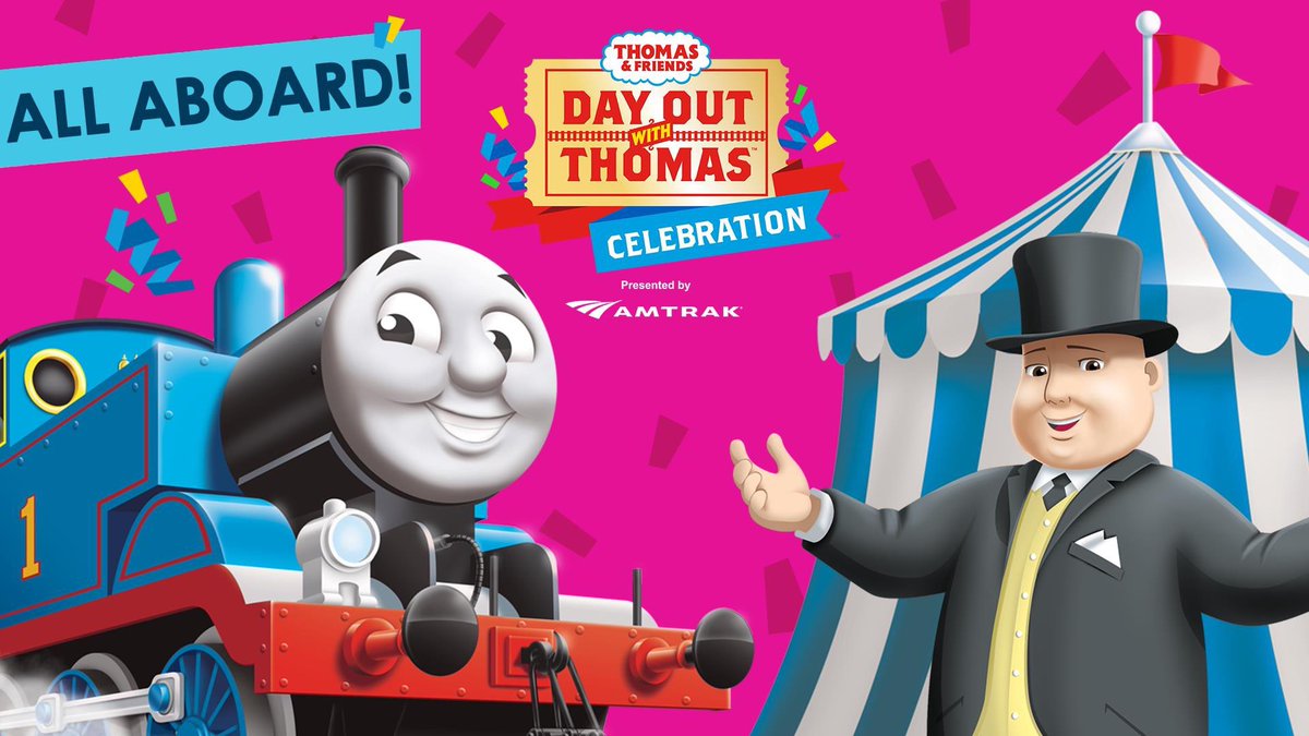 Join us for the party of the year! We will be celebrating 75 years of Thomas the Tank Engine - and you are invited! 🥳

Thomas will be visiting the Museum March 13-15, 21-22

Tickets are available NOW! >>> bit.ly/2Us3D5z

#thomasthetrain #dayoutwiththomas #trainride