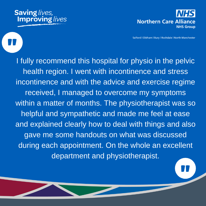 We have received some fantastic feedback about one of our physiotherapists at North Manchester General Hospital - well done! 

#FeedbackFriday