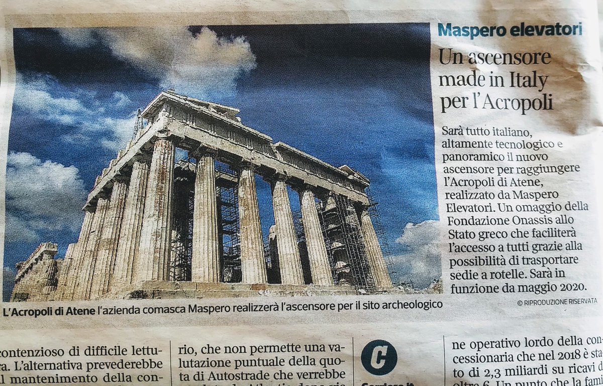 InclinedLifts's tweet photo. #Athens #Akropolis
New #Inclinator 
Thank to @Corriere 
------
#ElevateurIncliné #AscensorInclinado
#InclinedLift #AscensoreInclinato https://t.co/sBFhVrFDTZ