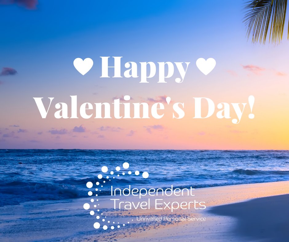 Happy Valentine's Day from our Independent Travel Experts! 💗 If you're looking for a romantic escape, we have some offers you'll LOVE this February - Get in touch today! independenttravelexperts.co.uk