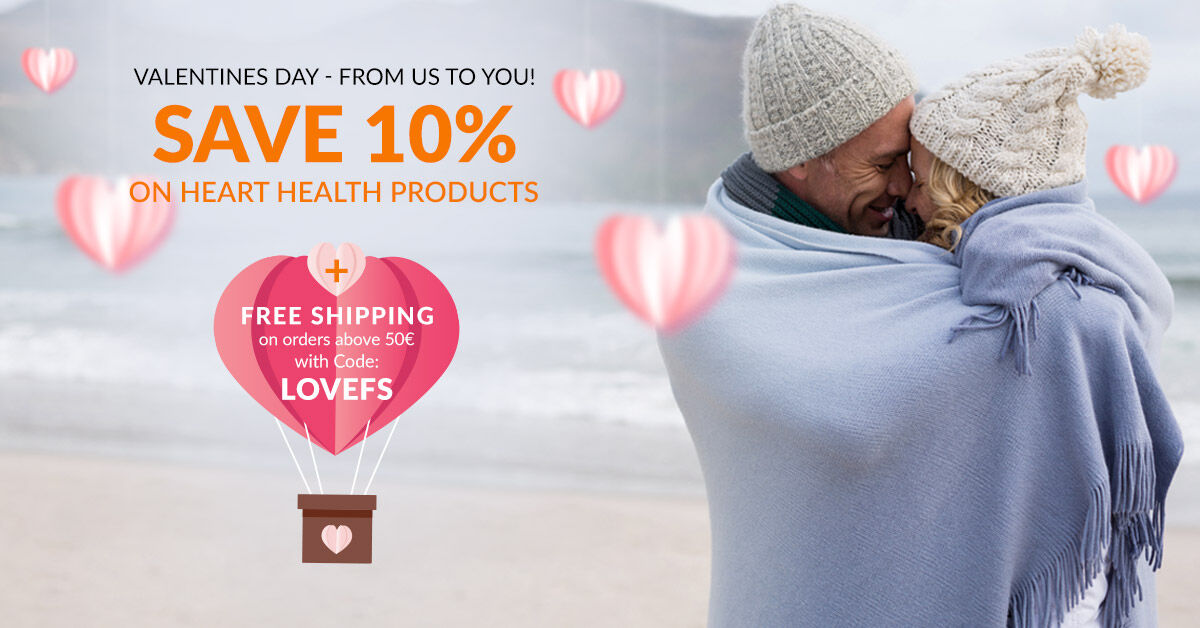 LifeExtensionEU's tweet image. Happy Valentines Day from us to you!
10% off on all Heart Health Products! And use code LOVEFS to get Free Shipping on orders above 50€.

The offer is valid until 16.02.2020, 23:59 CET and only while stock is available. See shipping conditions. 
lifeextensioneurope.com