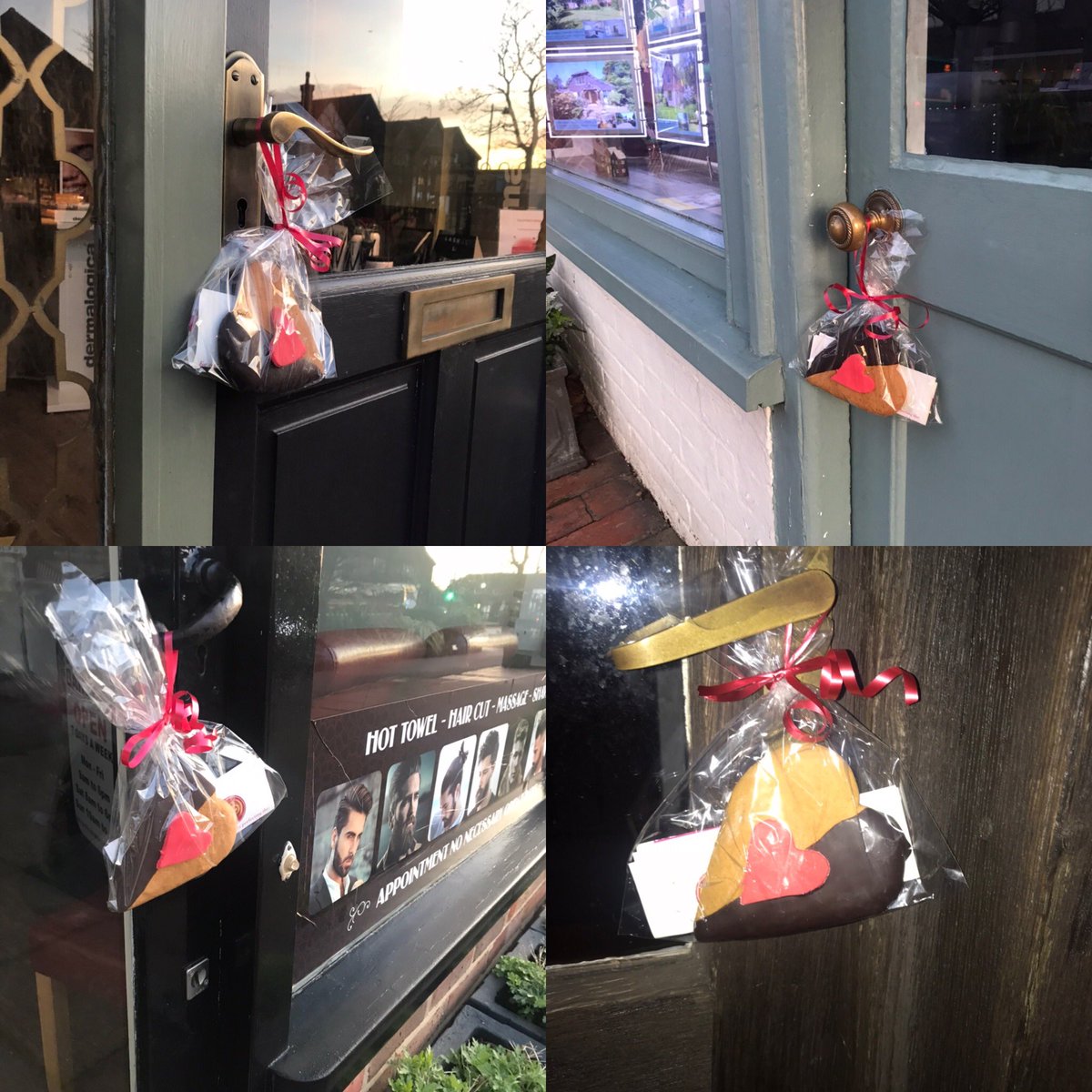 SimonNocakes's tweet photo. Love came to Cranleigh high street this morning #ValentinesDay2020 #love #ShopLocal #cranleigh https://t.co/AG6gTPywaT
