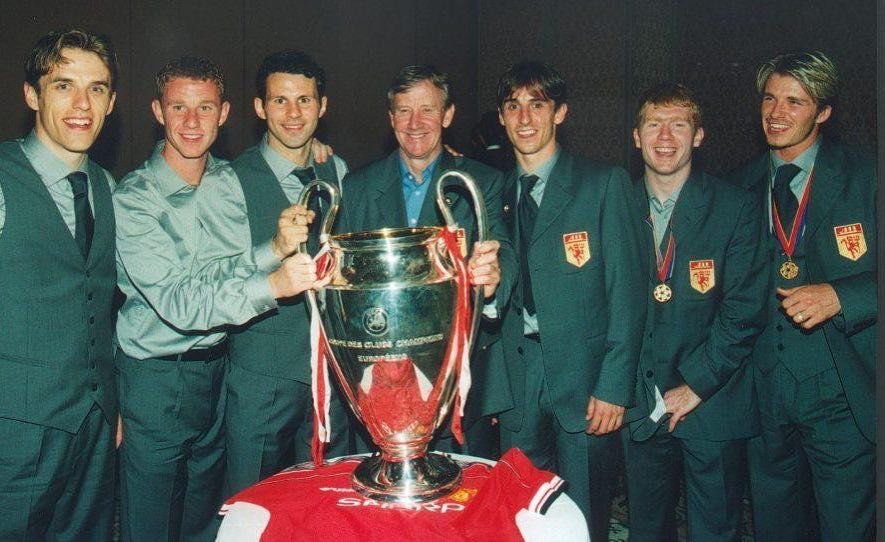 bennymufc's tweet photo. There's only one Eric Harrison. One year ago today the man behind the famous class of 92 &amp; many other talented United academy stars sadly passed away. RIP.. #EricHarrison #MUFC https://t.co/8KFo5vpbWG