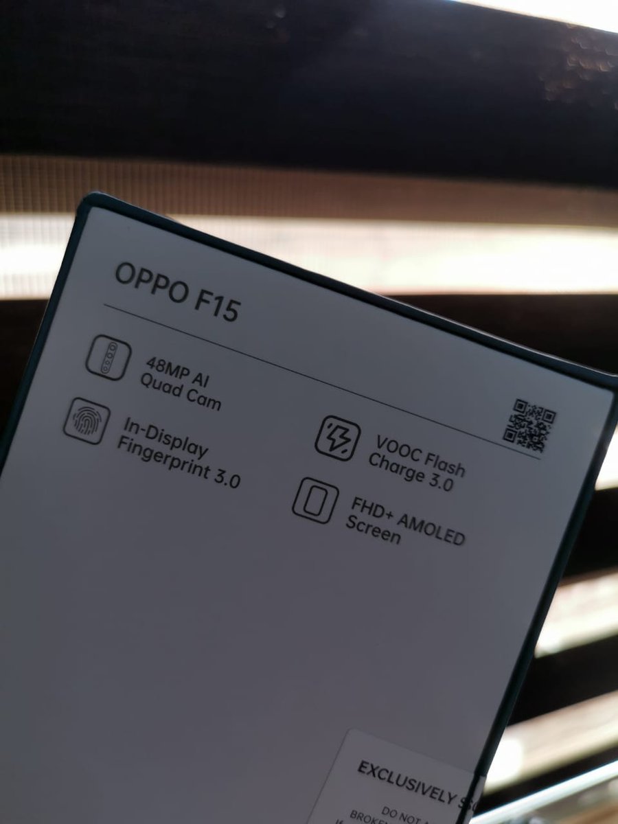 gadgetstouse's tweet photo. #GTU #flauntityourway
Stay tuned for the full review video of #OPPOF15.
The phone comes with #48MP #QuadCameraSetup along with 8GB of Ram
and 20W VOOC 3.0 fast charging support. https://t.co/AmwcfdVoeT