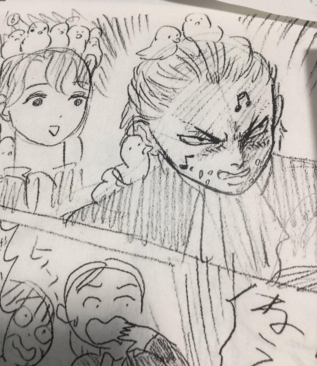 ネームの直ししてる〜
再来月号のお話です??? 