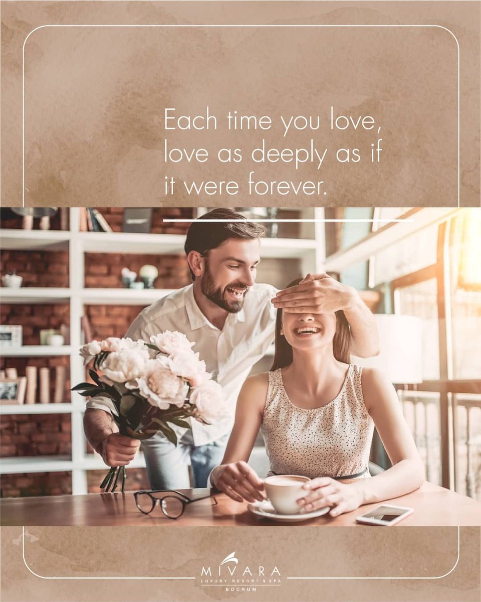MivaraBodrum's tweet photo. Each time you love, love as deeply as if it were forever. ❤️✌🏼
#valentinesday

... 
#valentinesdaygit #loveislove
#14��ubat #14şubatsevgililergünü #sevgililergünü  #sevgi #love #reallove #sevgililergünühediyesi #sevgiliyehediye #sevgi #loveyourself #mivaraluxuryresort https://t.co/Q0DsZWKsE9