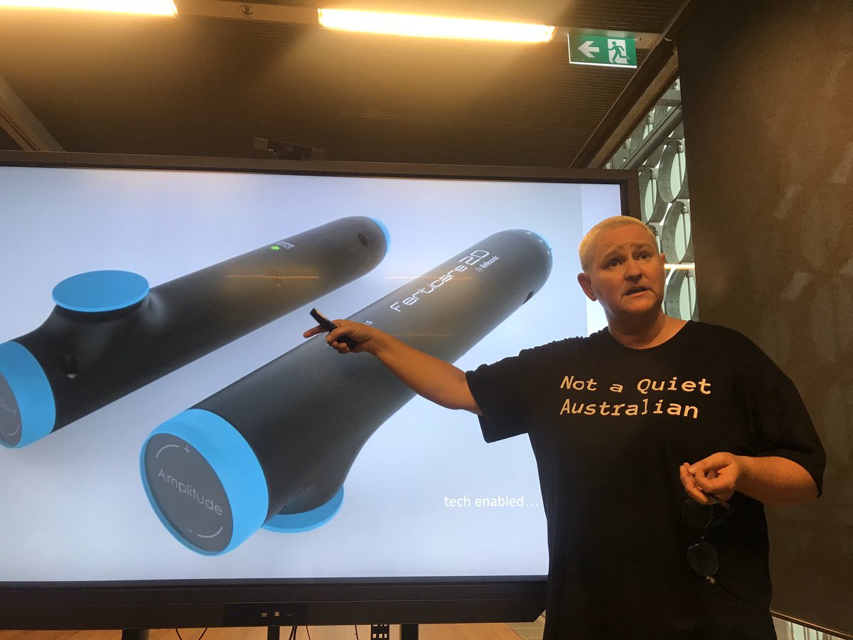 Hearing from Dr Judith Glover about her sex toy that helps paraplegic men  with fertility and ejaculation #sextech