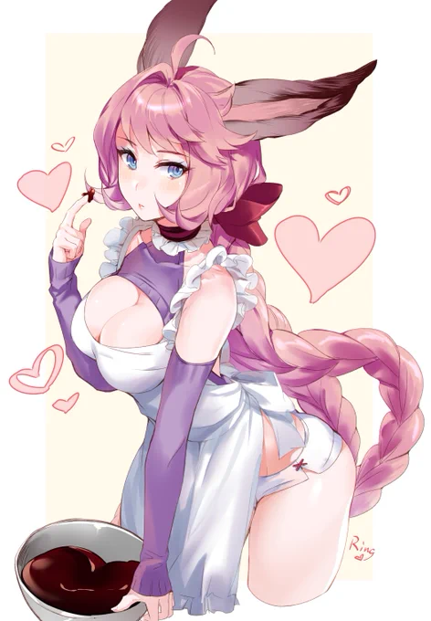 去年のバレンタインカトエセちゃん 