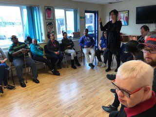 MSHFoundations's tweet photo. An amazing opportunity for @MSHFoundations to work with @croydonmencap to organise free #LaughterYoga session for the people with learning disabilities.  Once again it wouldn’t be possible without the support of @TNLComFund . https://t.co/ZuyU3kN3l5