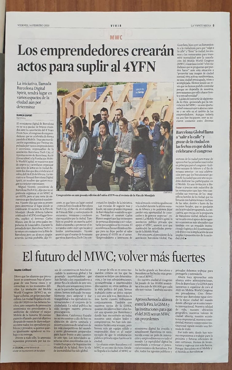 El espíritu de Barcelona y su ecosistema digital tiene mucha fuerza. Pero realmente mucha gente de Madrid y toda España me dijo a 1a hora que vendría igual a Barcelona.  Eso fue un gran estímulo y motivación. Gracias a todos!!! 👏🚀