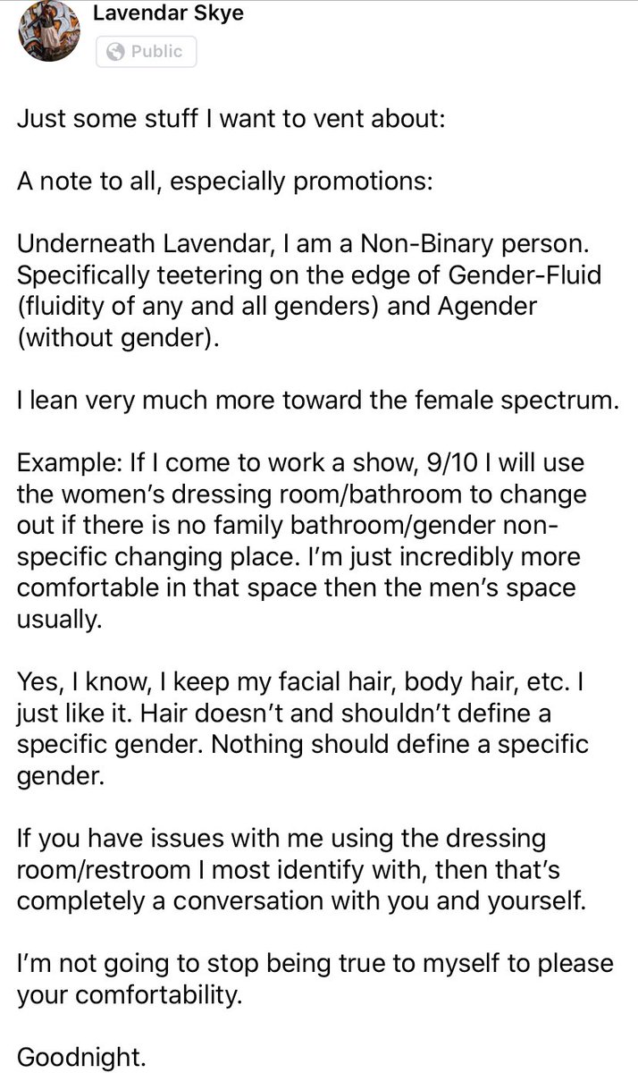 Lavendar_Skye's tweet photo. #NonBinaryLife #LGBTQ #LateNightThoughts #Frustrated https://t.co/TuS98OZHNi