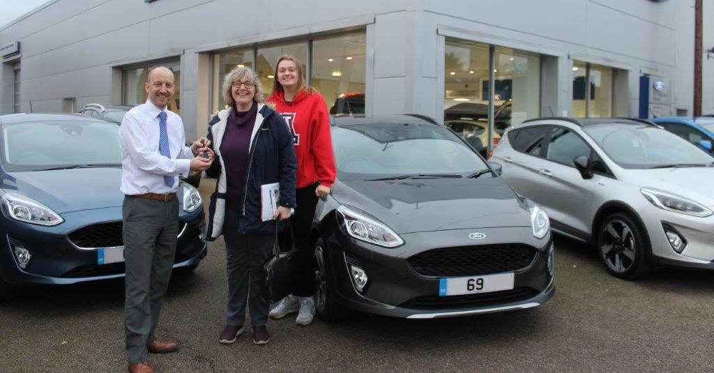TCHarrisonFord's tweet photo. Here's Ann picking up her new Fiesta Active from our St Neots dealership!
#FiestaActive #HandoverTime https://t.co/R45TUfQY8b