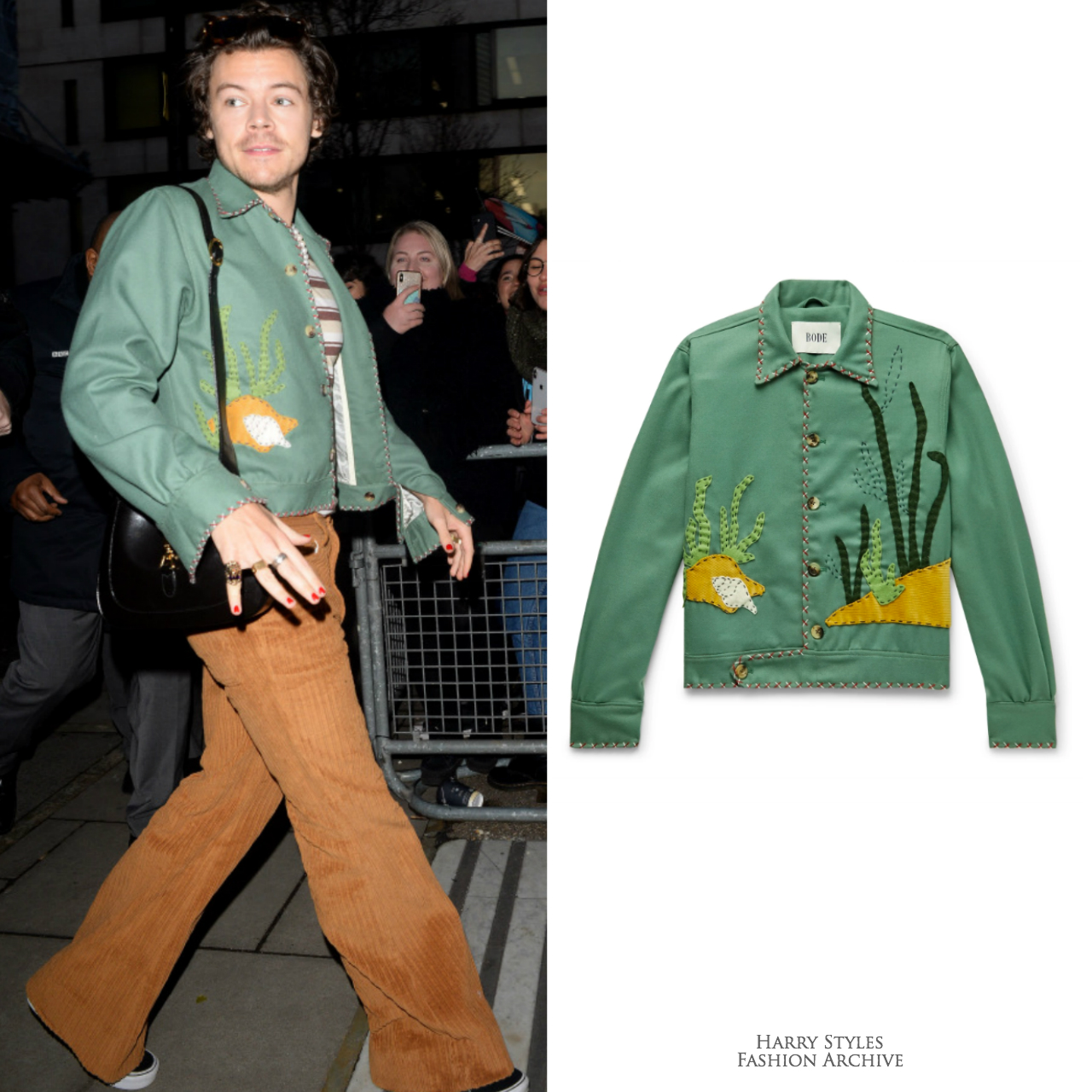 Harry Styles Fashion Archive on X: Harry rewore this jacket in a