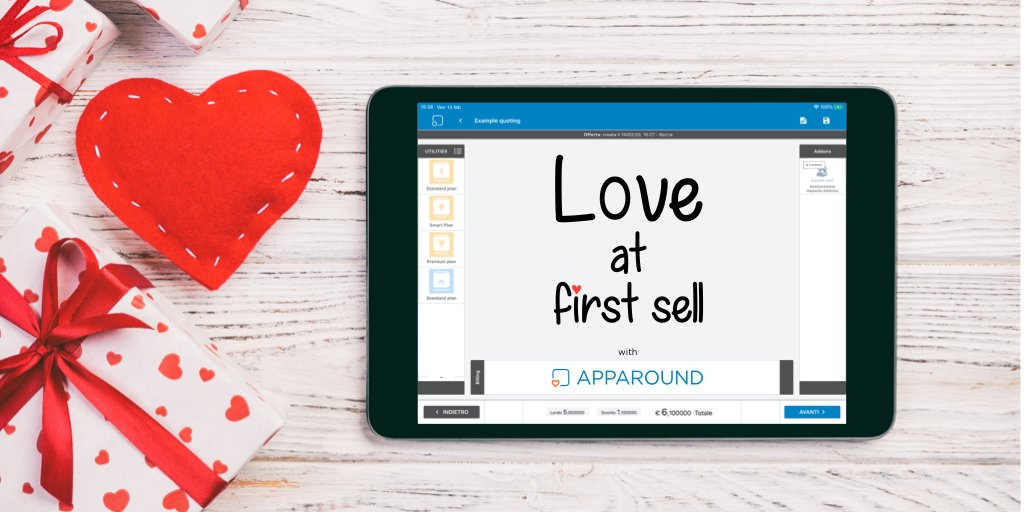Win your customer on the first date. With Apparound you can build a unique customer experience and "make him fall in love" immediately. Happy Valentine's Day!

#Apparound #customerengagement #Wedigitasesales #HappyValentineday