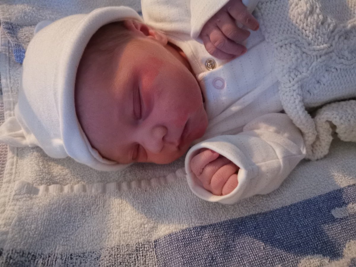 HeatherMcG_hwud's tweet photo. Happy Valentine’s Day everyone ❤️ in the wee hours of the day, my first baby saw his first baby arrive, best Valentine’s present ever. Welcome to the world, Lily McGregor. Not sure I feel old enough to be a grandmother!! https://t.co/nwHd8C39Co