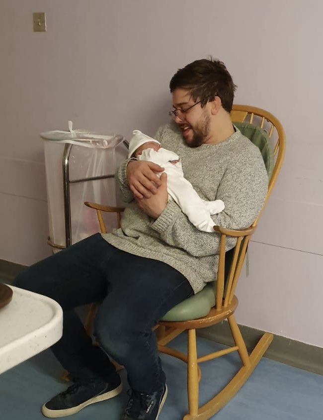 HeatherMcG_hwud's tweet photo. Happy Valentine’s Day everyone ❤️ in the wee hours of the day, my first baby saw his first baby arrive, best Valentine’s present ever. Welcome to the world, Lily McGregor. Not sure I feel old enough to be a grandmother!! https://t.co/nwHd8C39Co