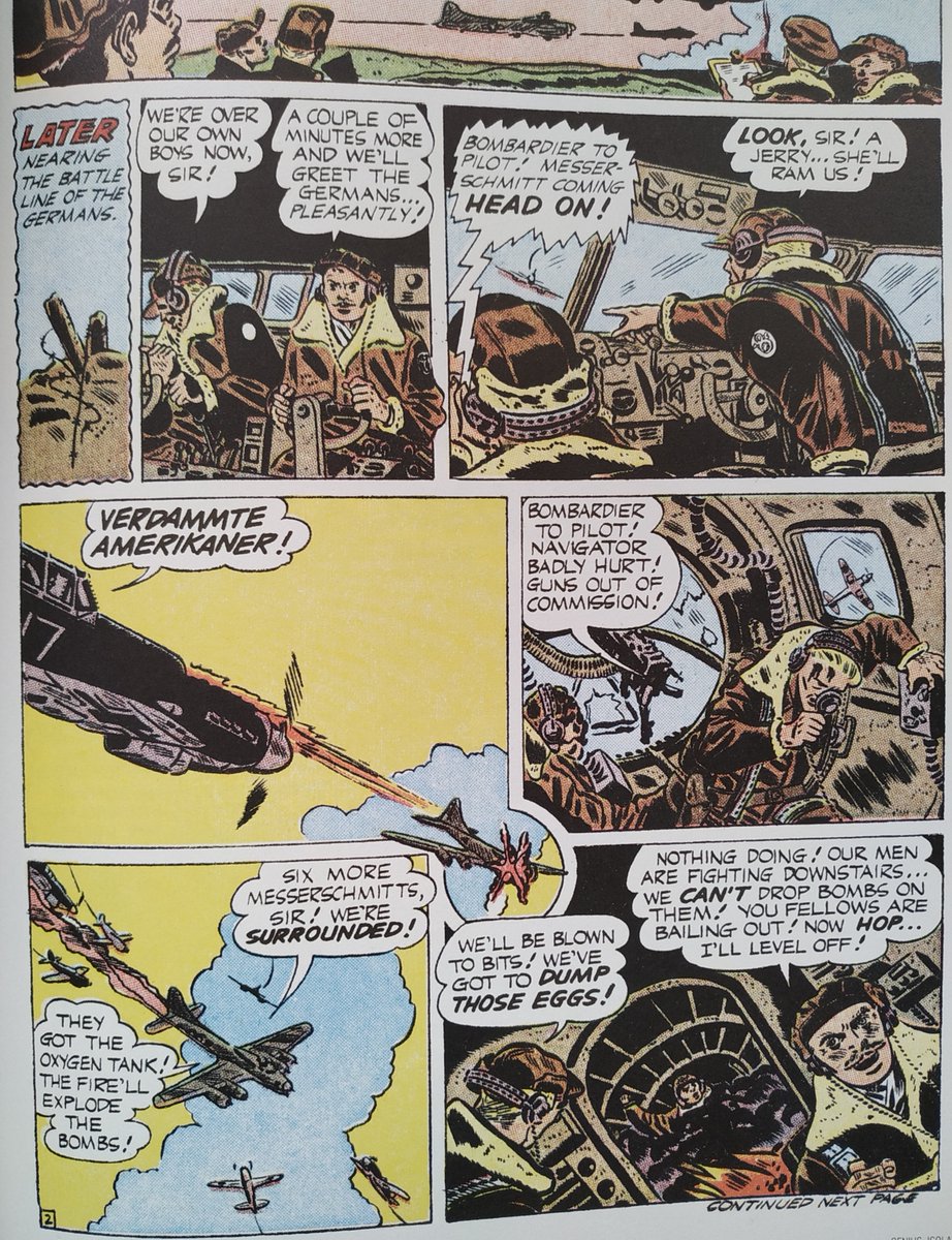 4/ Pas forcément facile à reproduire tel quel mais une case à la forme inhabituelle peut accentuer l’action. Ici les contours ronds de cet appendice viennent mordre sur les deux cases de droite et accentuent le caractère d’urgence à l’intérieur du cockpit.