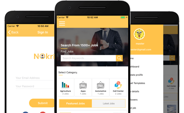 OpportunitiesWP's tweet photo. Nokri job board Native Android App is an advanced App. Using Nokri Top Job Apps you can create a fully Responsive job portal. Get apps and take a step ahead from your competitors.
#JobPortal #JobSearch #MobileJobs #JobsApps
Available at Codecanyon🔻
https://t.co/H5S03HsTiu https://t.co/BxtsIz7fXC