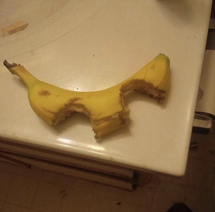nokuwu's tweet photo. gurises, ustedes comen banana con o sin cuchara? https://t.co/4qV4YjN7k3