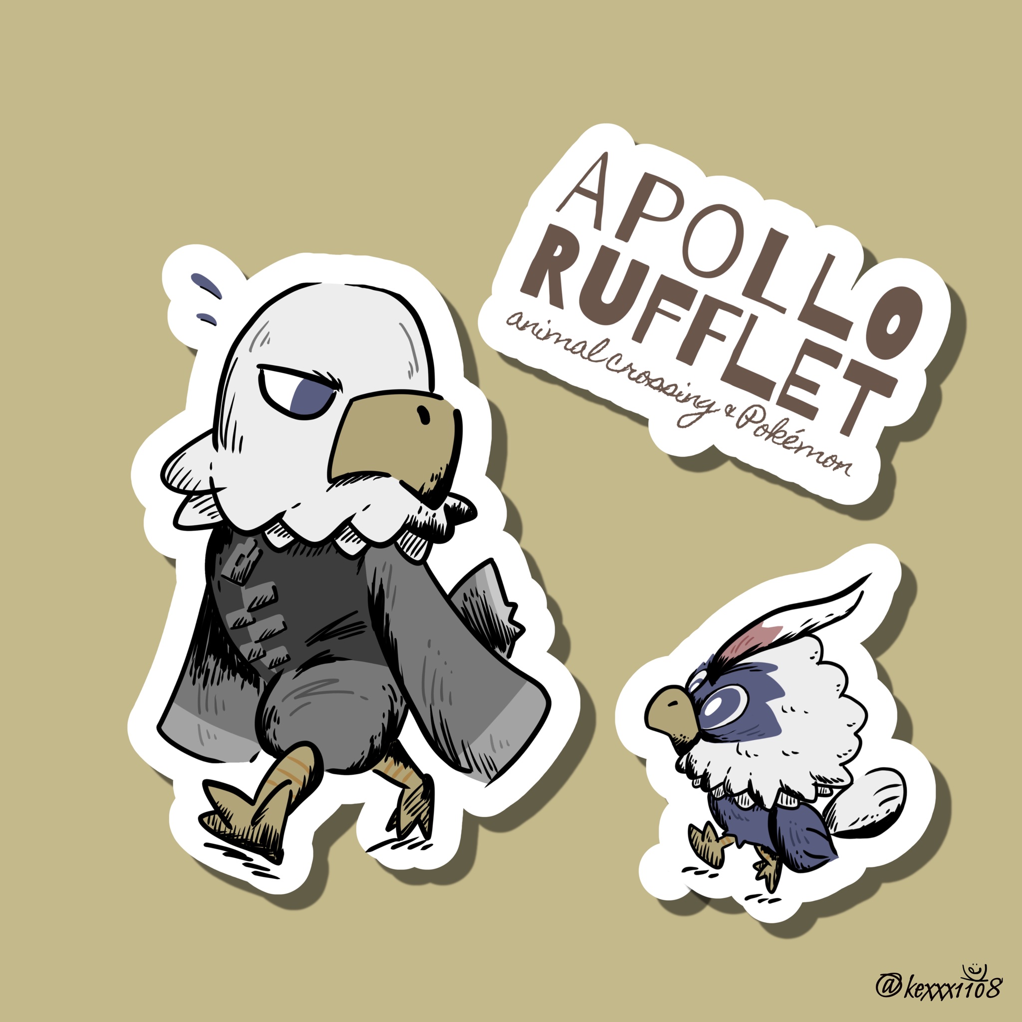 Ke R Ia Ke Ria どうぶつの森イラスト A Twitter アポロ お父さんとワシボシベビー ポケ森 どうぶつの森 Animalcrossing Acpc ポケ森美術部 どう森美術部 ポケモン Pokemon 絵描きさんと繋がりたい 絵描きさん