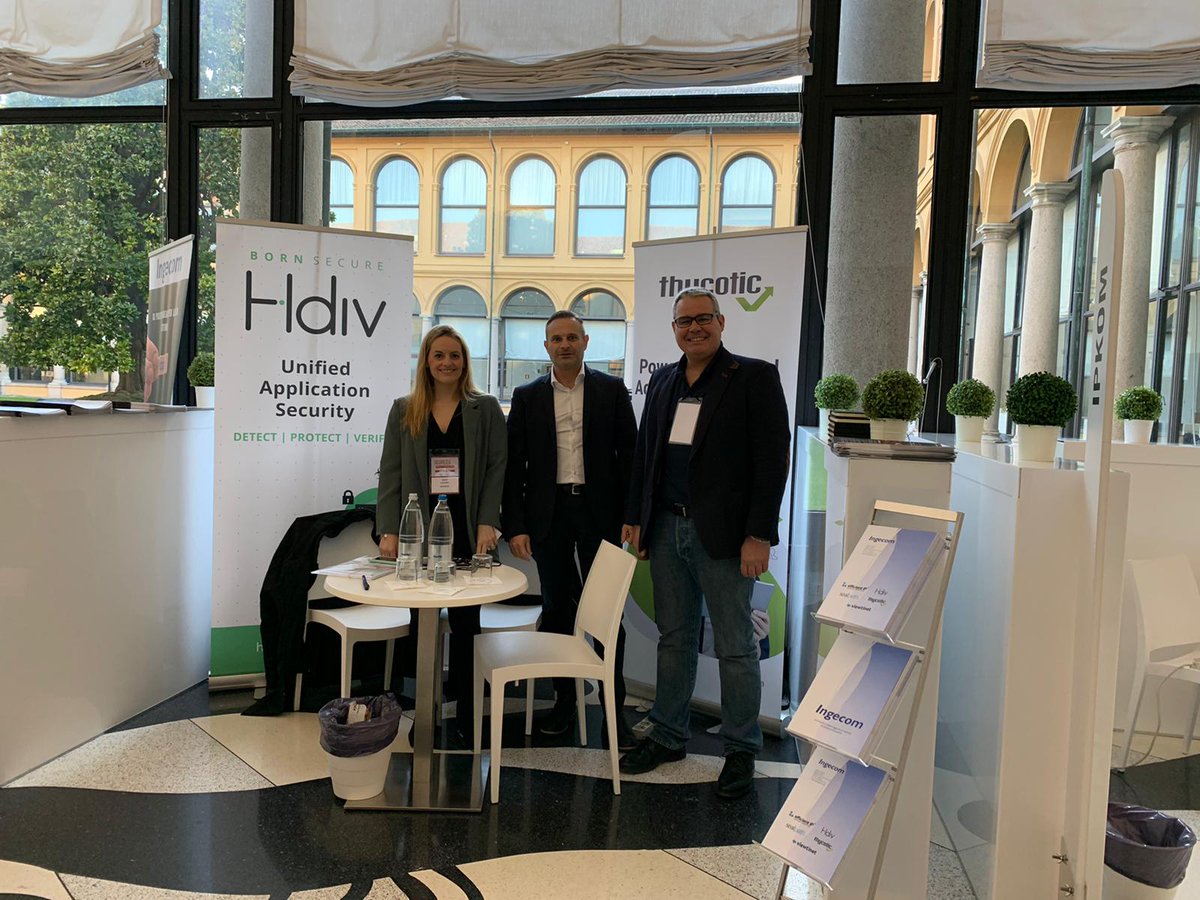 IngecomItalia's tweet photo. #SicurezzaICT20: si parte! Ti aspettiamo con i nostri Vendor @efficientip, @hdivsecurity, @sealpathtech ,@Thycotic e @viewtinet - #Ingecom #IngecomItalia #SicurezzaICT
 #Security #Compliance #GDPR #BusinessContinuity https://t.co/FNW3Pw13ot