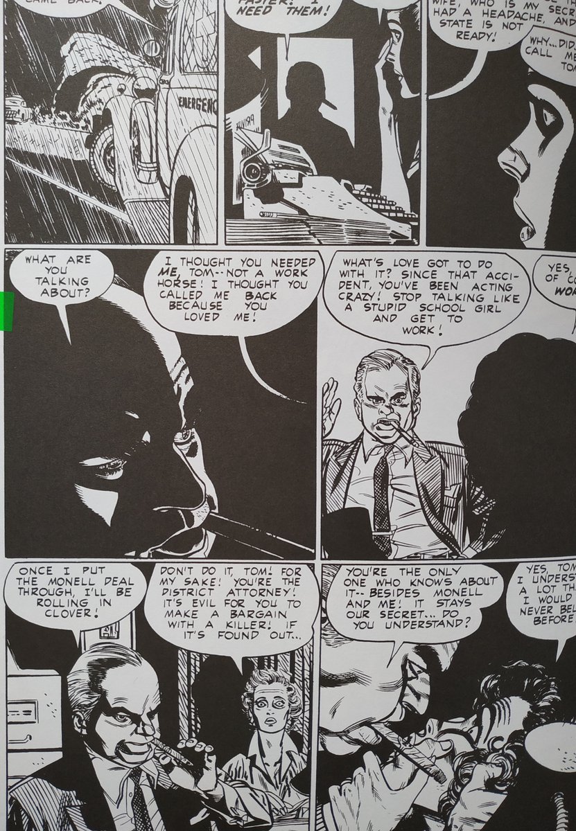 14/ Noir encore, il permet d’appuyer l’intensité dramatique d’un gros plan sur visage, que ce soit pour un tourment amoureux ou une menace. Dans l’exemple 1, il n’y a même pas de source lumineuse justifiant ce clair-obscur, c’est purement expressionniste.