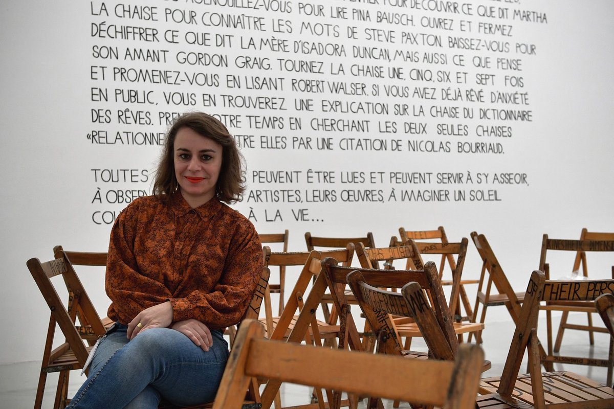 JBBornier's tweet photo. Reportage 🎙️📷 sur la nouvelle exposition #DancingMachines au @fracfc à #Besancon, qui questionne sur les limites du corps avec des œuvres d'artistes visuels et chorégraphes. C'est à retrouver à 12h #RCFBesancon @RcfJura avec @md_deg. Clémence Denis du Frac répond à nos questions https://t.co/vQGjGPC4lV