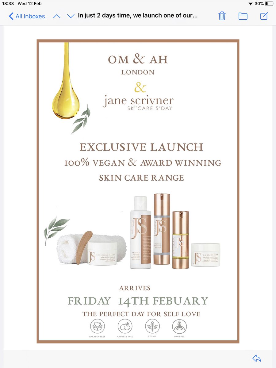 LOVE! Our VEGAN NOURISHING CLEANSER (everything you know from our award winning NOURISHING CLEANSER with rice bran wax) launches EXCLUSIVELY today <a href="/Omandahlondon/">Om & Ah london</a> London a match made in luxury heaven! Luxury Loungewear meets Luxury Skincare for that li’l bit more luxury in life.